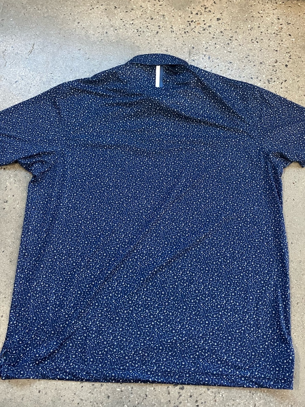 Rhoback Admiral Navy The Mulligan Men’s Short Sleeve Performance Polo XXL - Picture 10 of 15